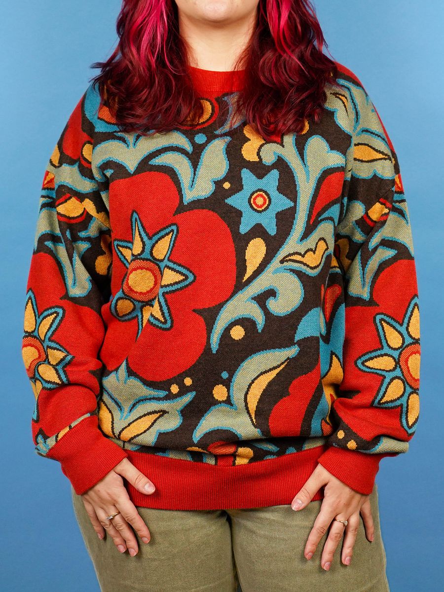 Botanical Wallpaper Sweater - Chili product image (3)