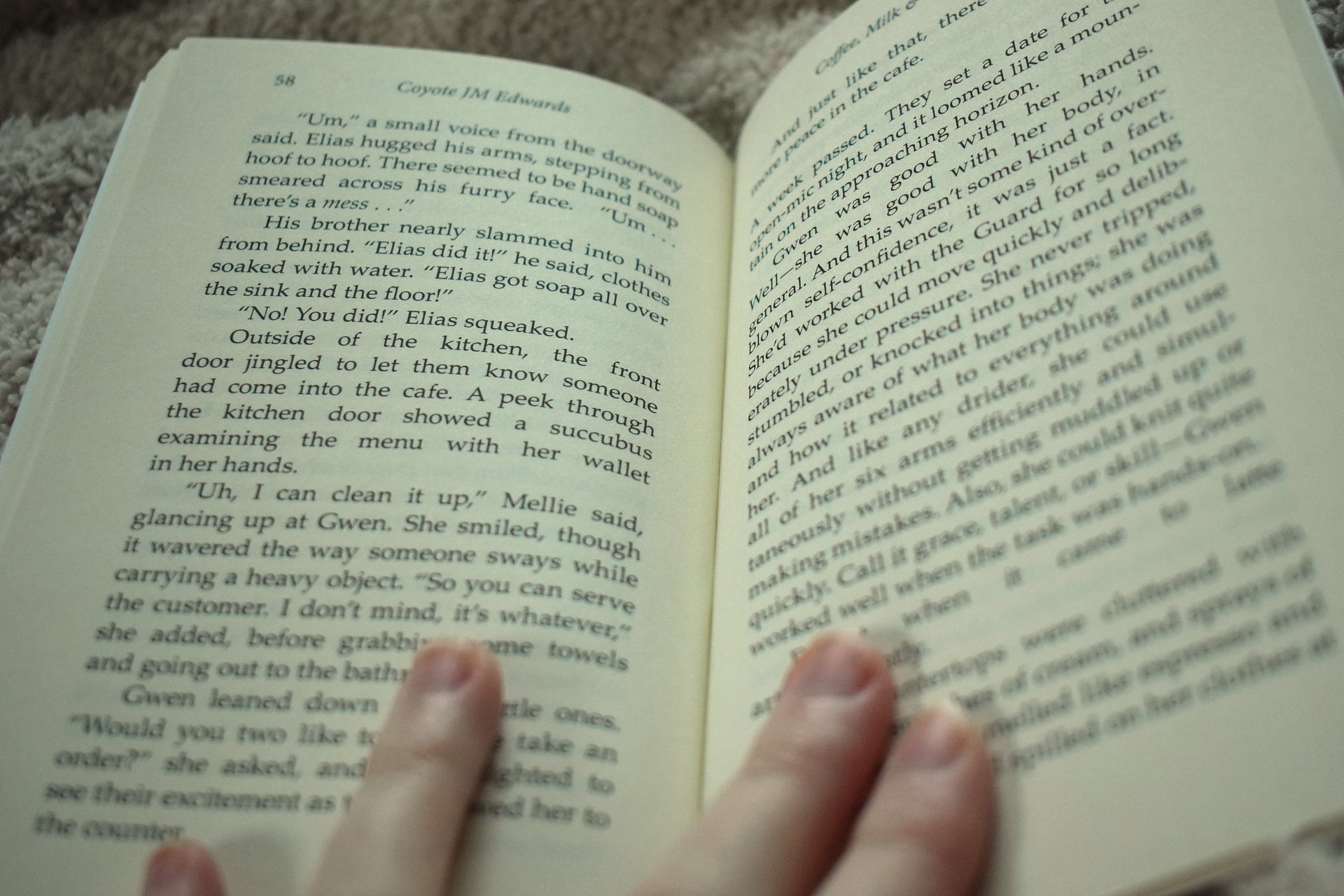 Coffee, Milk & Spider Silk (paperback) - with a copy for a friend! product image (2)