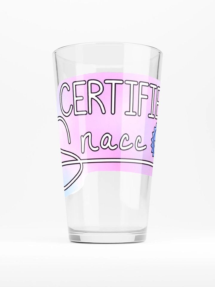 Certified Snacc Pint Glass product image (1)
