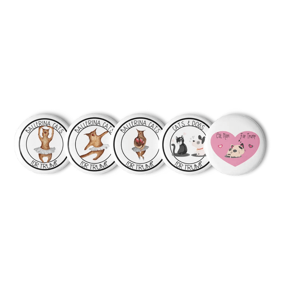 Cats & Dogs For Trump Pins product image (1)