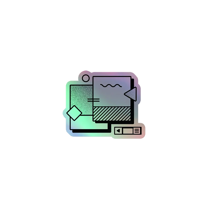 Dream Blueprint™ B&W sticker product image (1)