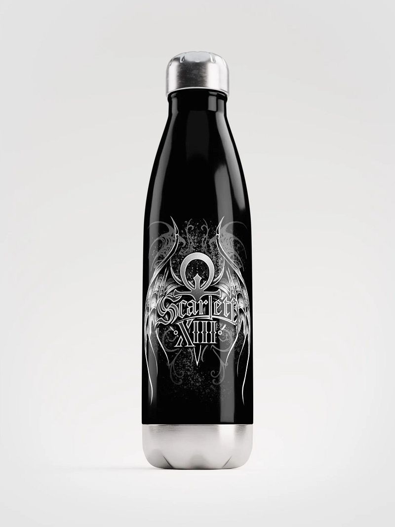 Gothic Stainless Steel Water Bottle - Scarlett XIII Collection