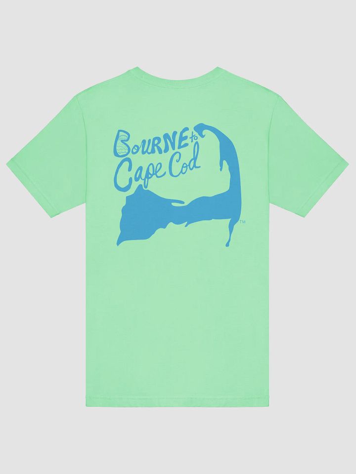 Men's | BOURNE to Cape Cod™ | Supersoft T-Shirt by Bella+Canvas | Deep Sky Blue Logo on Bright Colors product image (18)