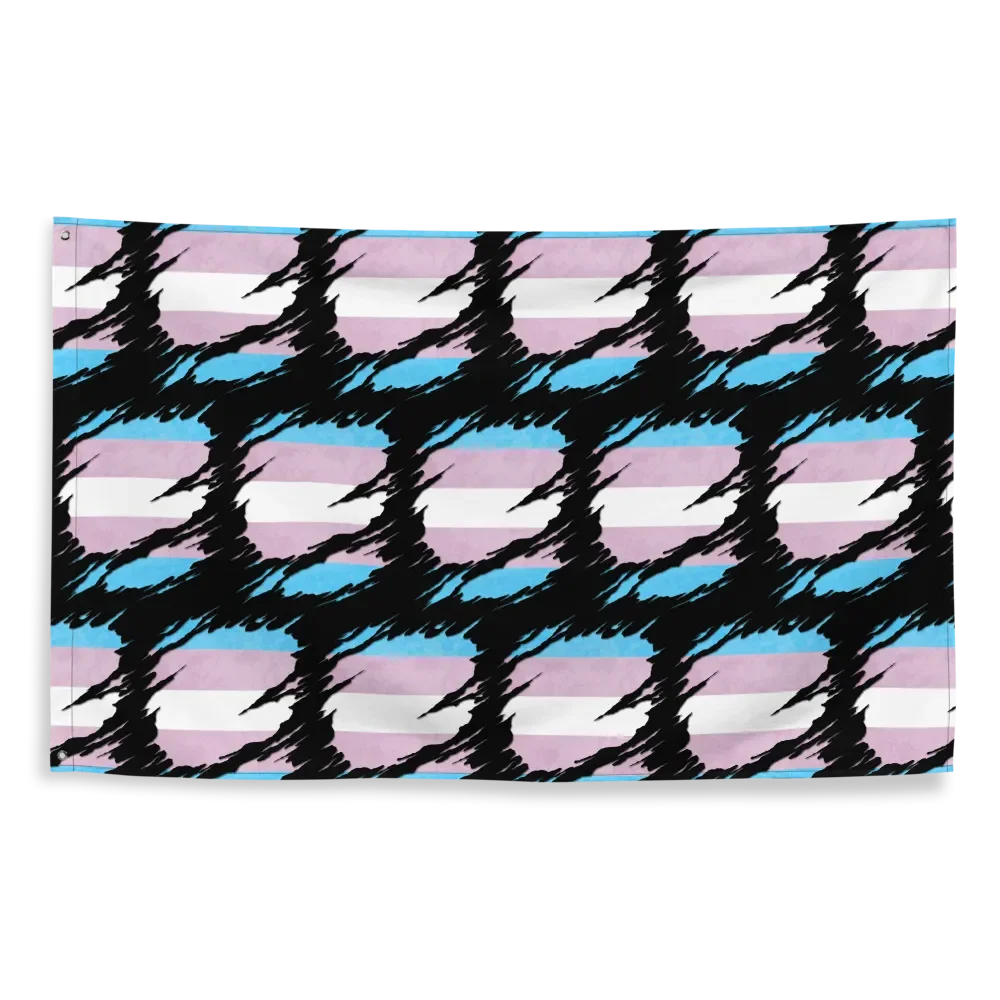 Illusionary Zigzag All-Over Flag product image (2)