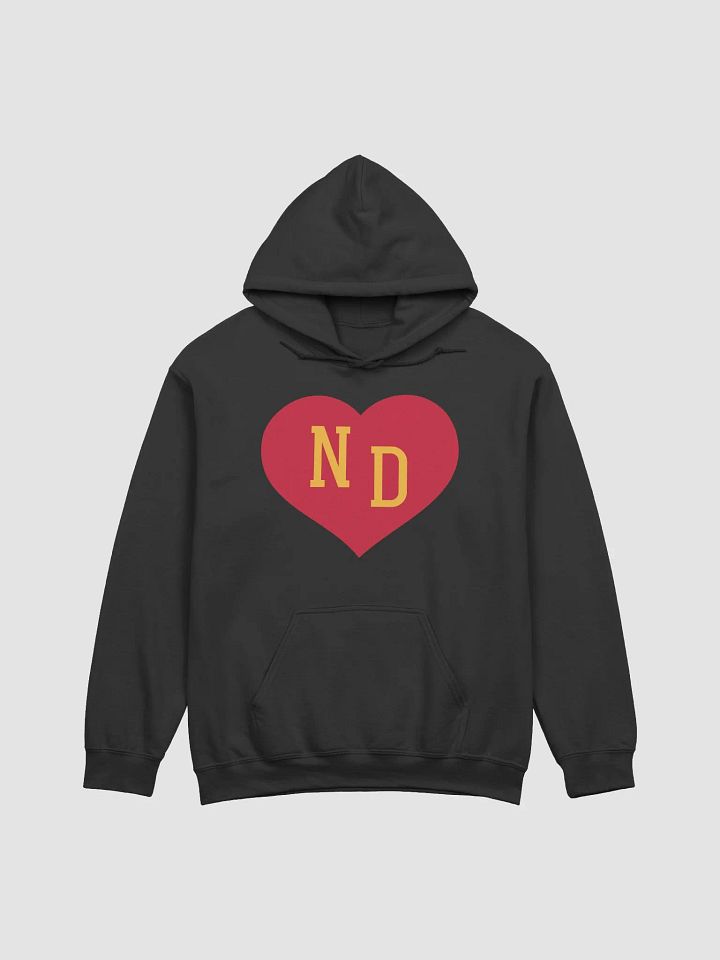 ND Heart Red Unisex Hoodie product image (2)