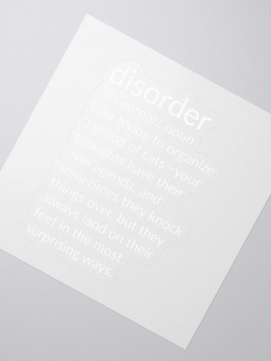 Disorder Sticker: Tiny Chaos, Big Laughs product image (2)