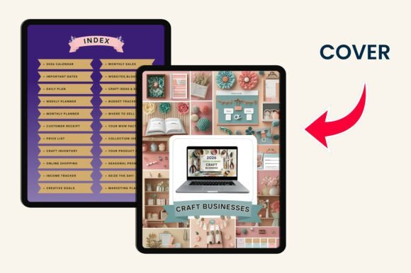📒 About 2026 Digital Planner for Craft Businesses Graphic product image (2)