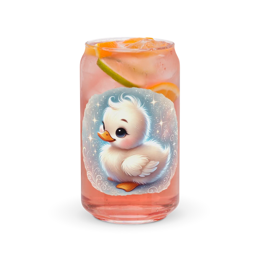 Baby Duckling Glass with Optional Bamboo Lid and Straw product image (15)