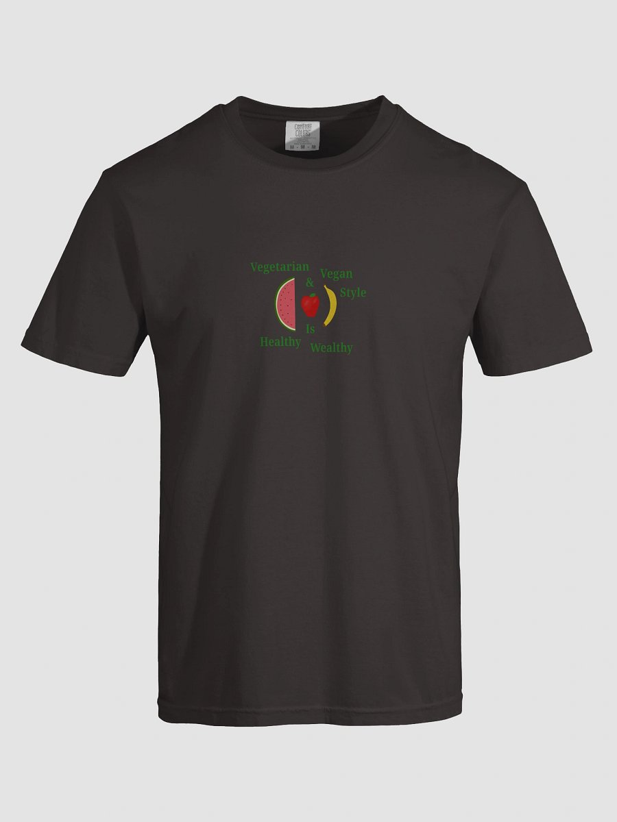 Healthy Wealthy Vegetarian & Vegan Tee product image (7)