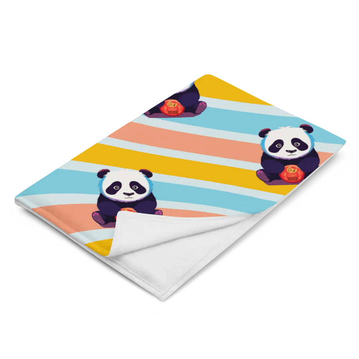 Panda Cookie Throw Blanket product image (2)