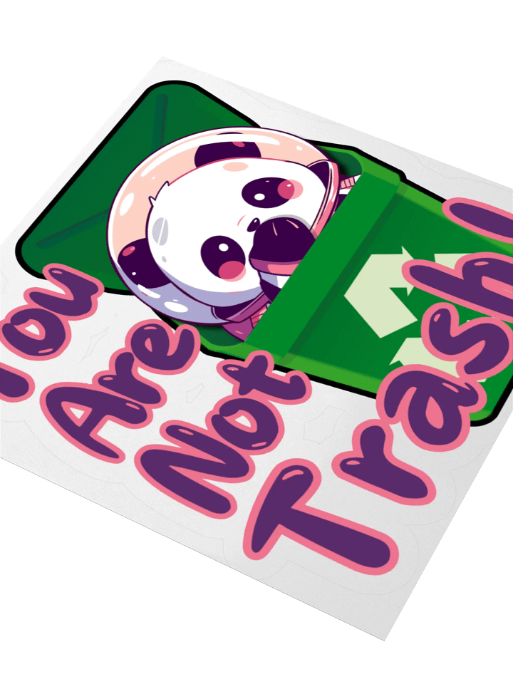 Not Trash Sticker product image (2)
