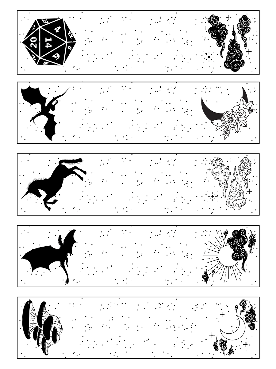 Printable Bookmark Set product image (5)