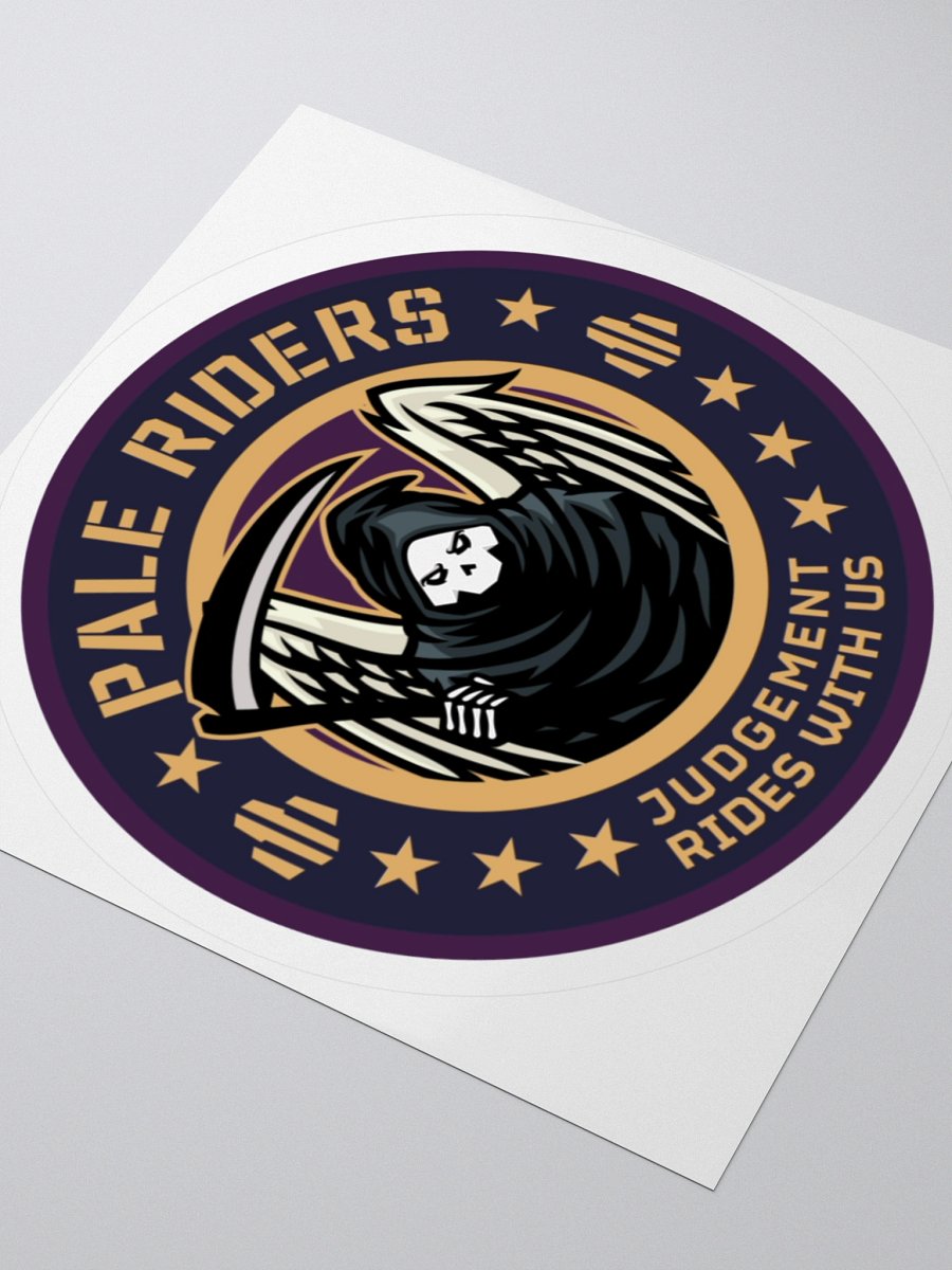 Pale Riders Flat Sticker product image (1)