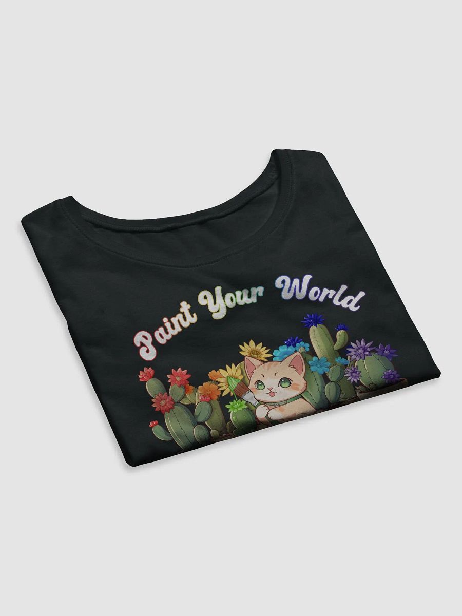 Rainbow Kitten Artist Crop Top product image (7)
