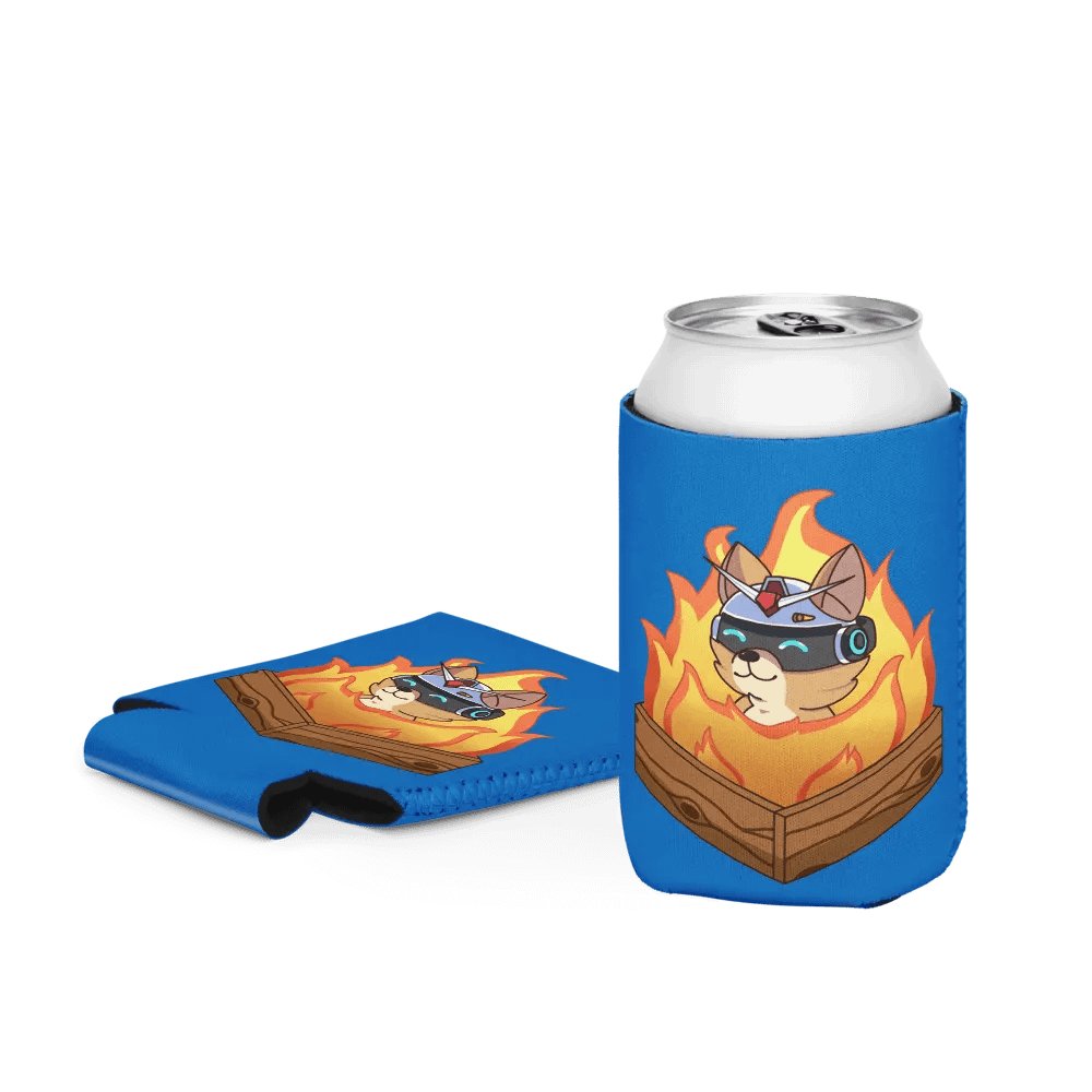 Burning Taku Koozie Can Cooler product image (3)