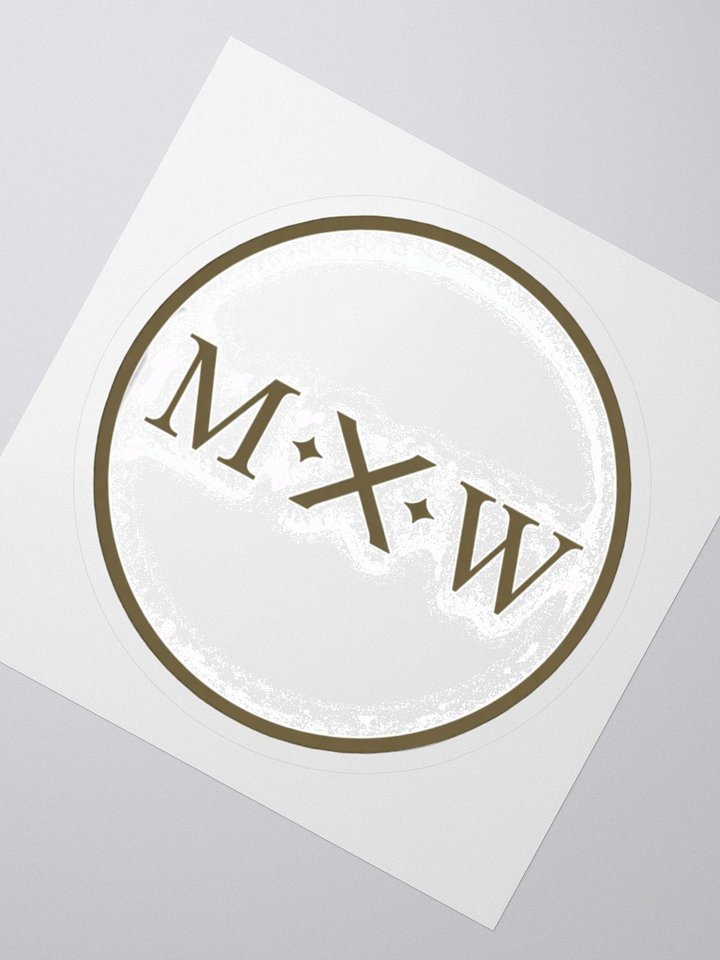 Morning Word Logo Sticker product image (2)
