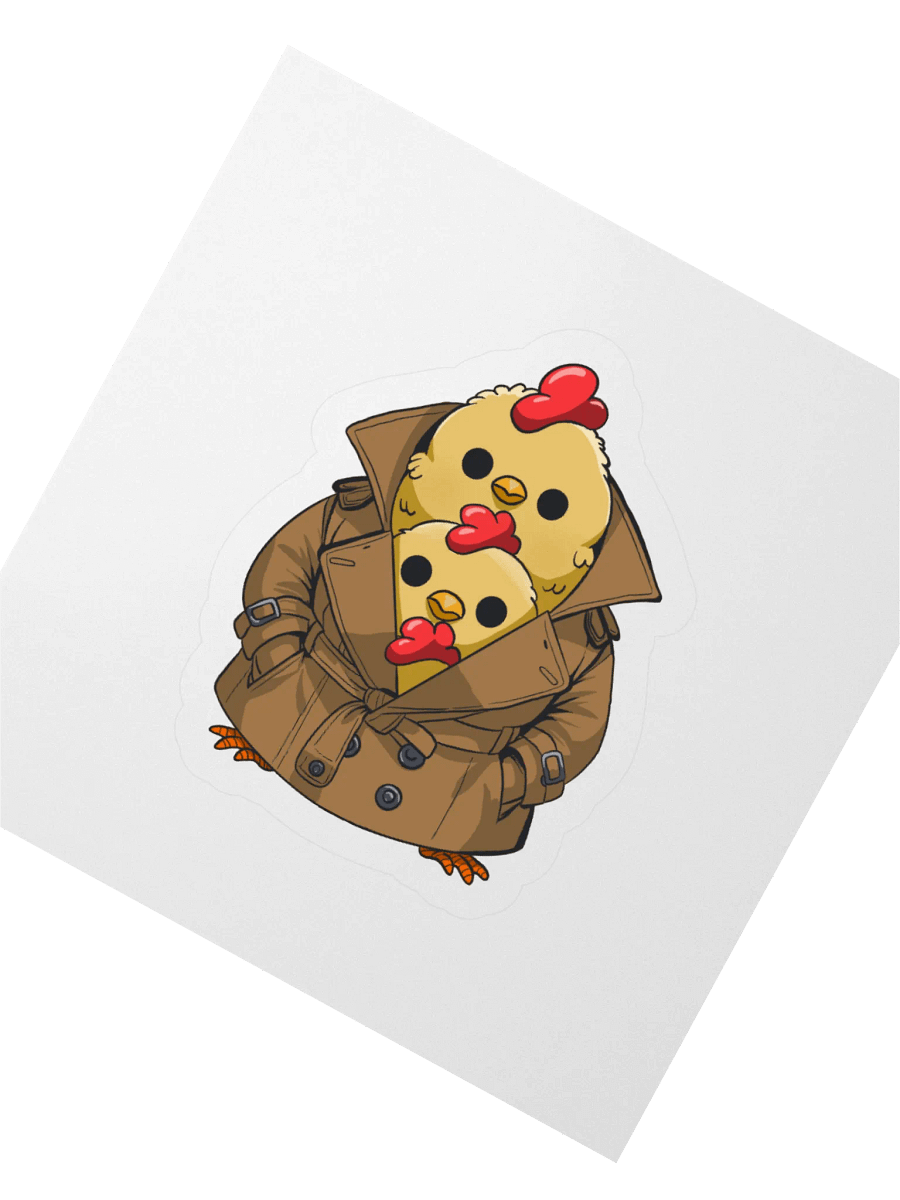 TR3NCH COAT CHICKS - Sticker product image (2)