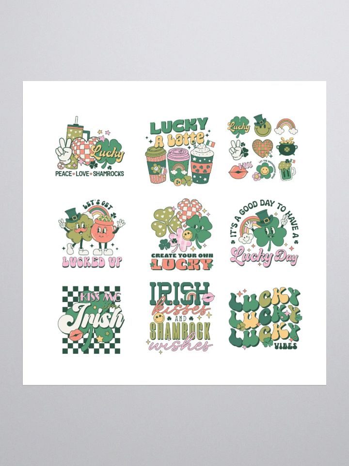 Whimsical St. Patrick's Day Stickers Set product image (2)