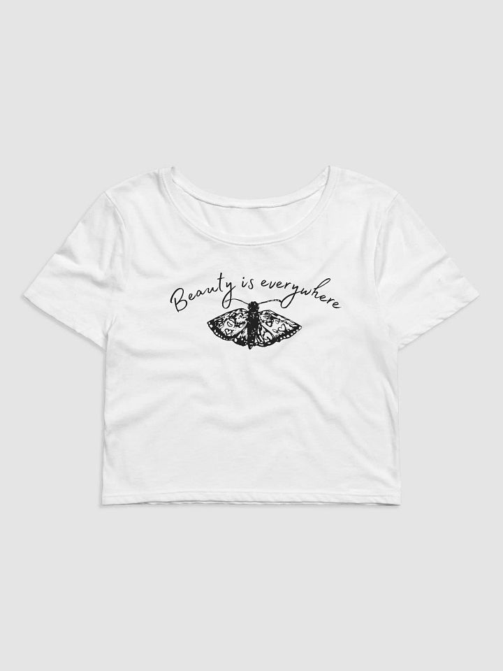 Moth with Heart Crop Top: Beauty is Everywhere product image (1)