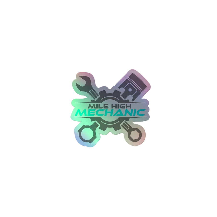 Mile High Mechanic Sticker (Holographic) product image (1)