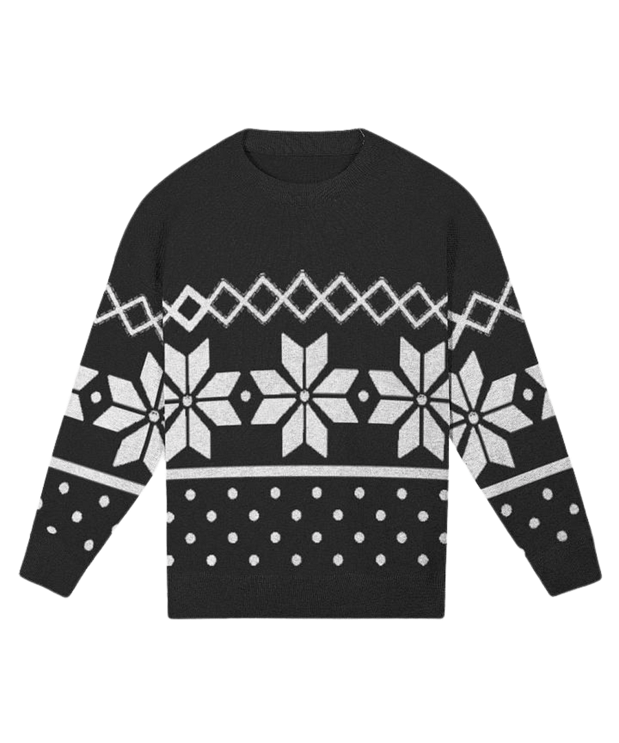Snowy Knitted Relaxed Sweater 2/2 product image (1)