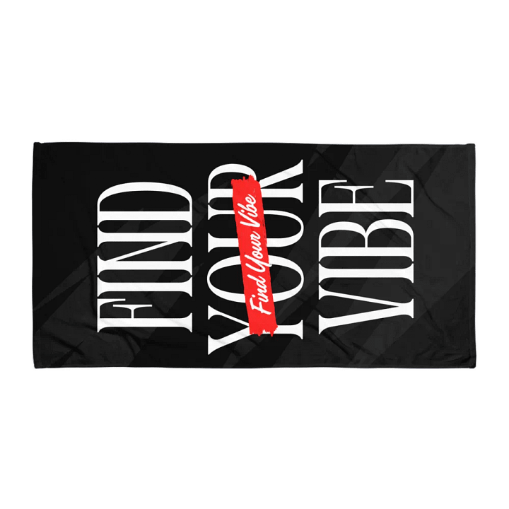 Find Your Vibe Sublimated Towel product image (1)