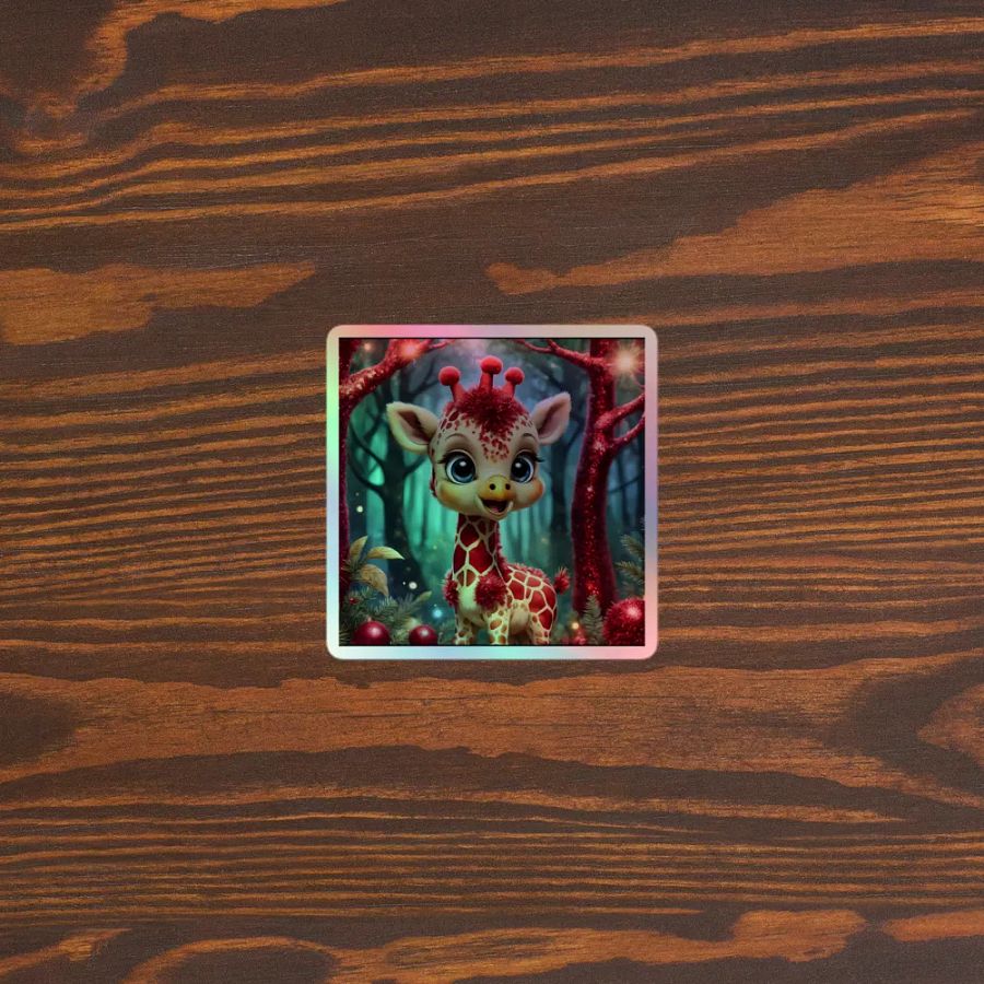 Magical Giraffe Holographic Sticker Sheet product image (5)