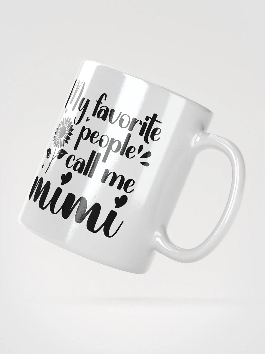 My Favorite People Call Me Cool MIMI Grandma White Ceramic Mug product image (2)
