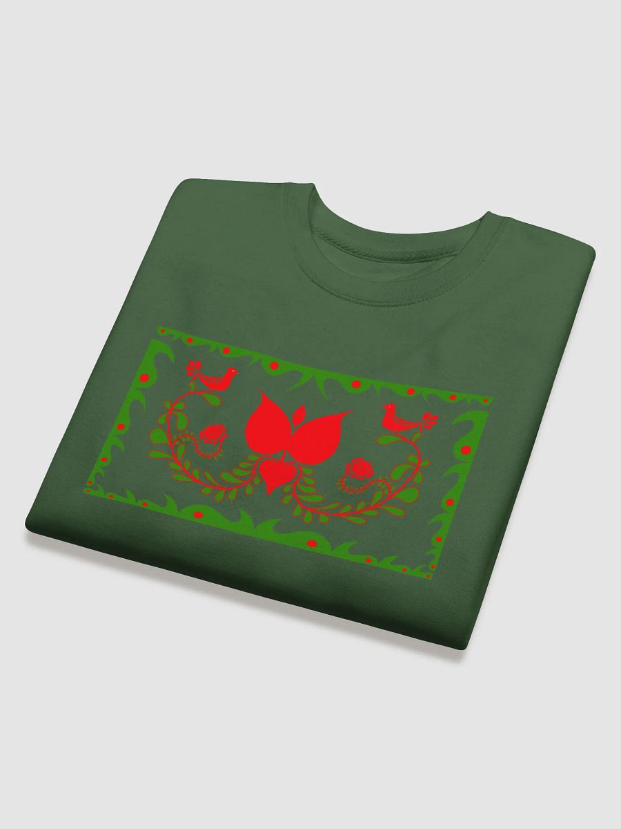 Hungarian Green Folk-Art Premium Sweatshirt product image (4)