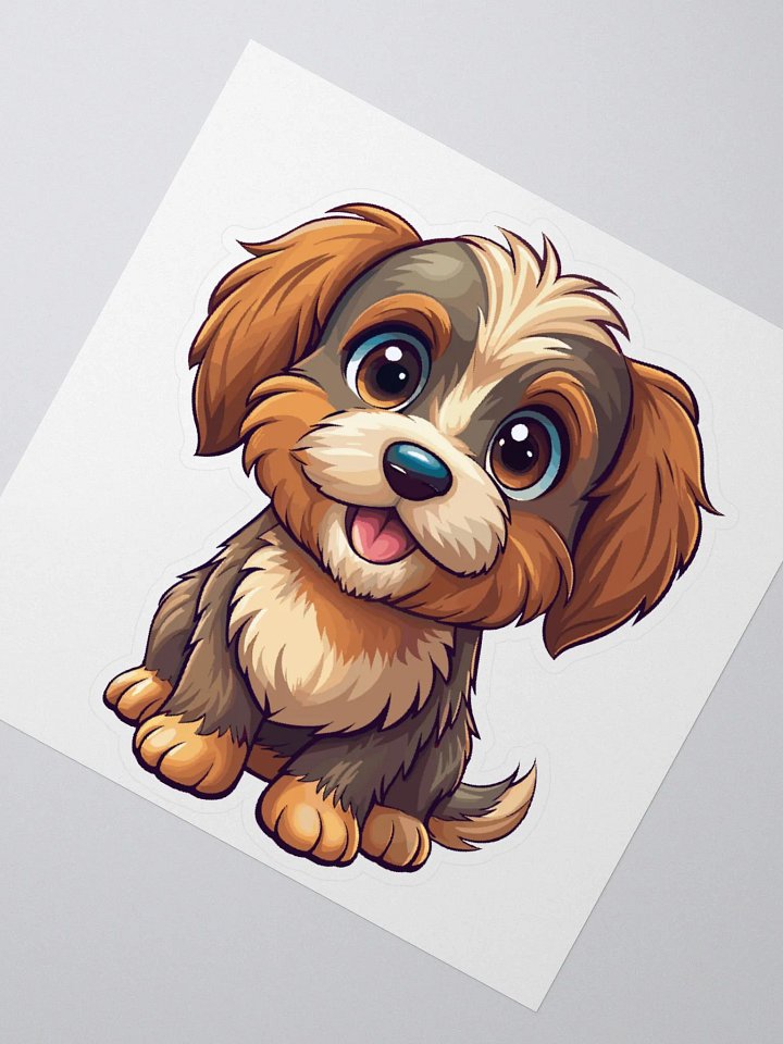Cute Cartoon Dog 1 , Sticker product image (2)