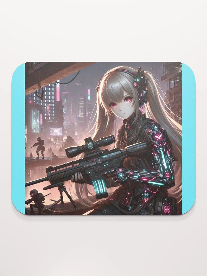 Cybernetic Guardian Mouse Pad product image (1)