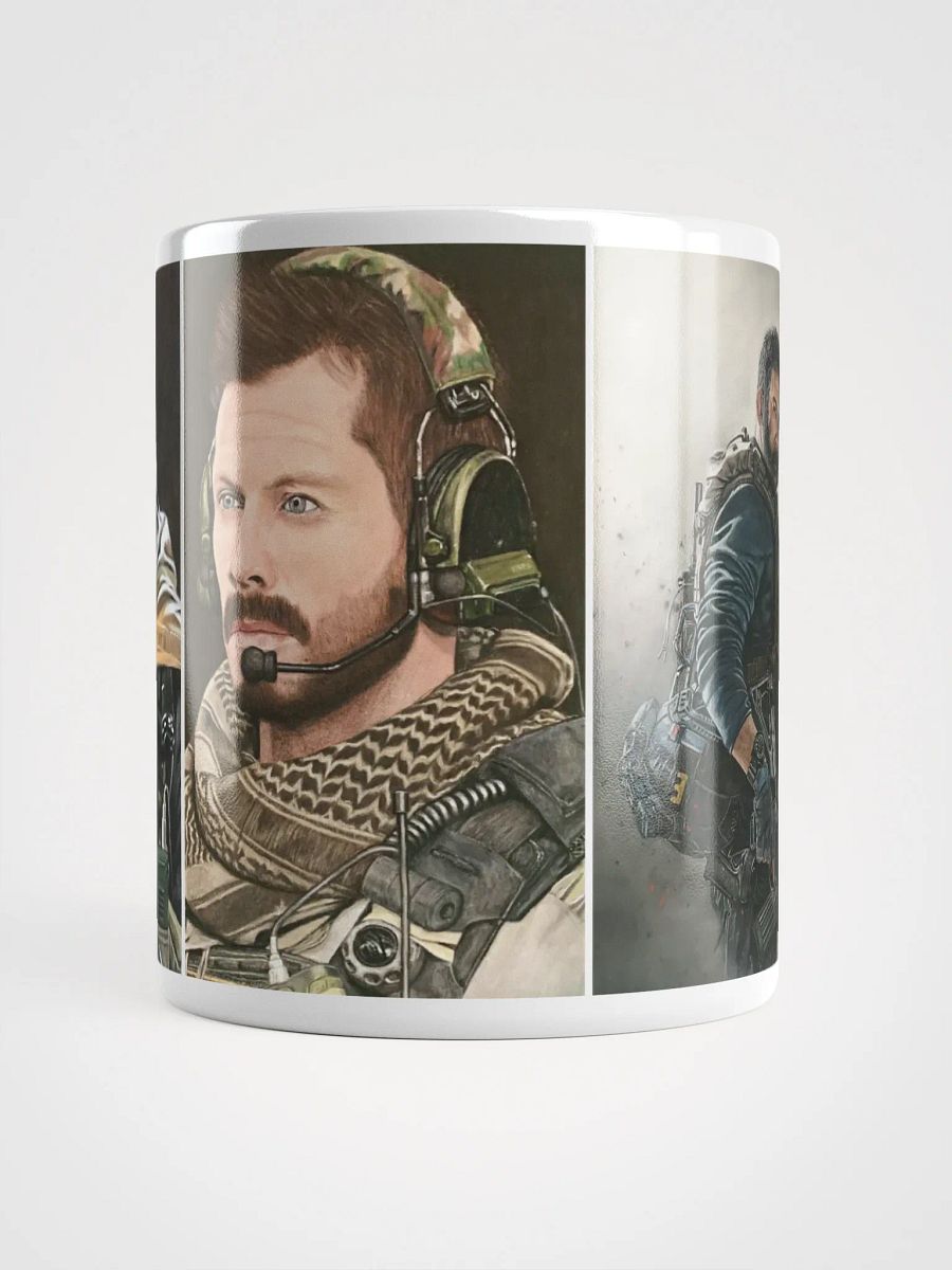 Got Your Six – Tactical Character Pastel Portrait Mug (11 oz) product image (5)