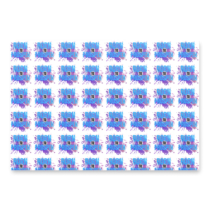Born To Prosper Wrapping Paper Set product image (2)