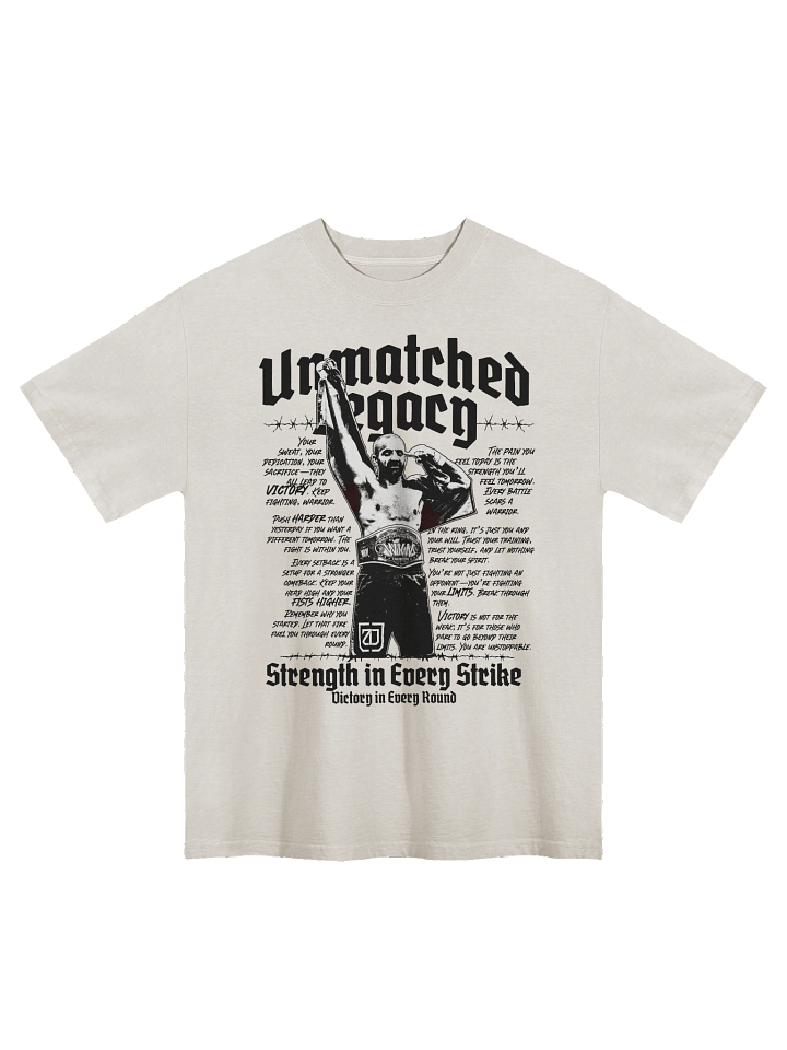 Oversized T-shirt - Unmatched Legacy by Zaur Dzhavadov product image (1)