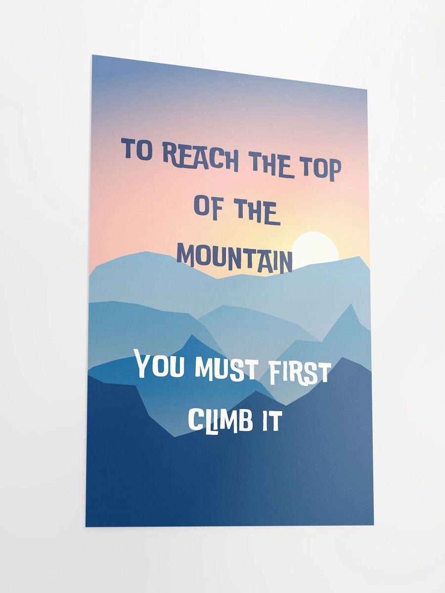 Top of the Mountain Sunset Poster product image (2)