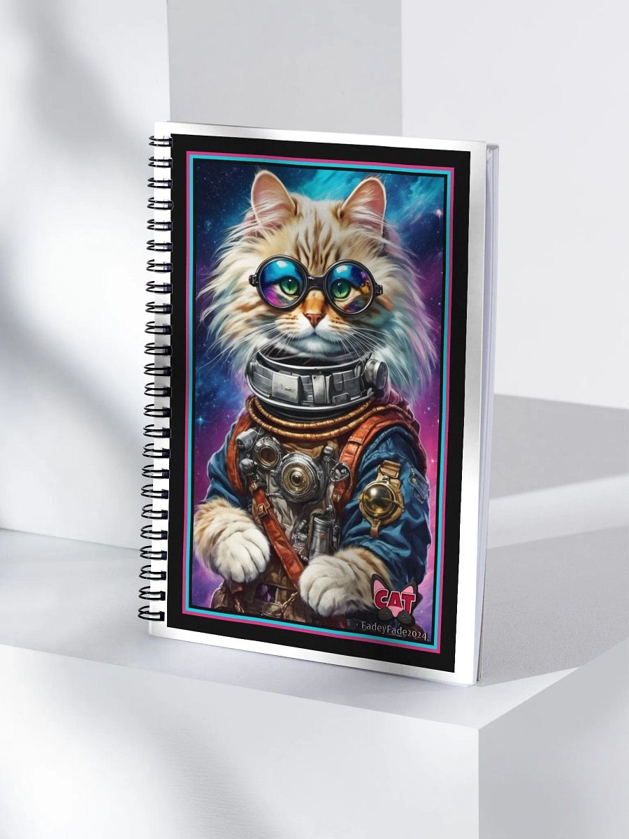 Space Pirate Cat Notebook 2 designs product image (4)