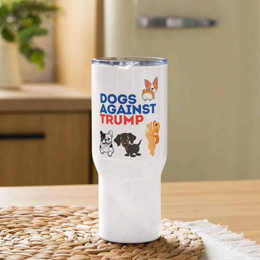 Pris-Dogs Against Trump-TRAVEL MUG WITH A HANDLE product image (9)