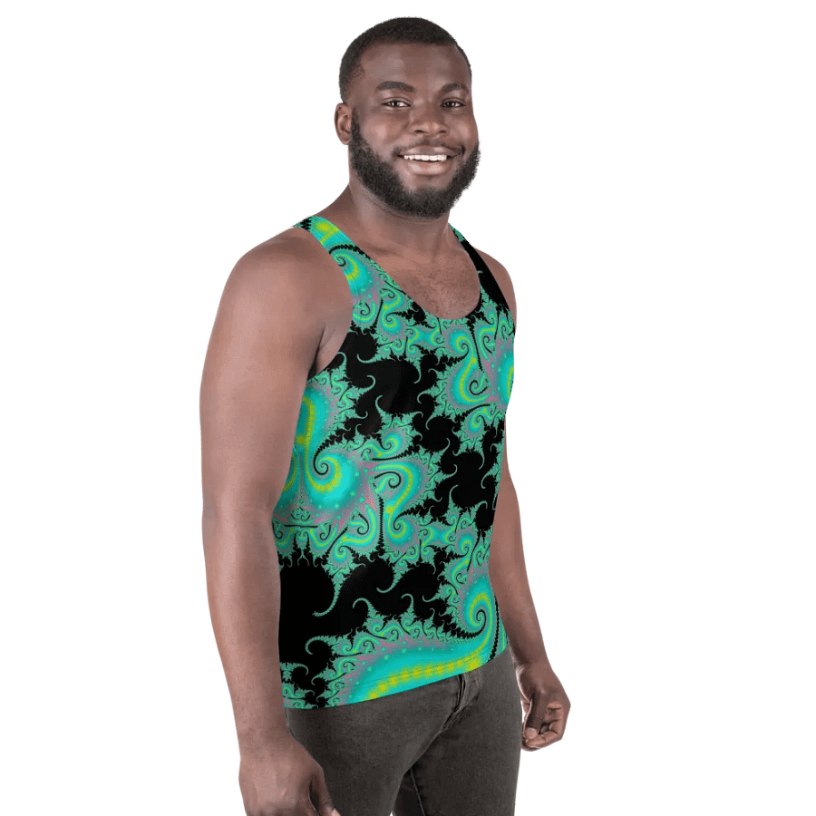 Fractal Men's Tank Top - Candyfloss Confection product image (7)