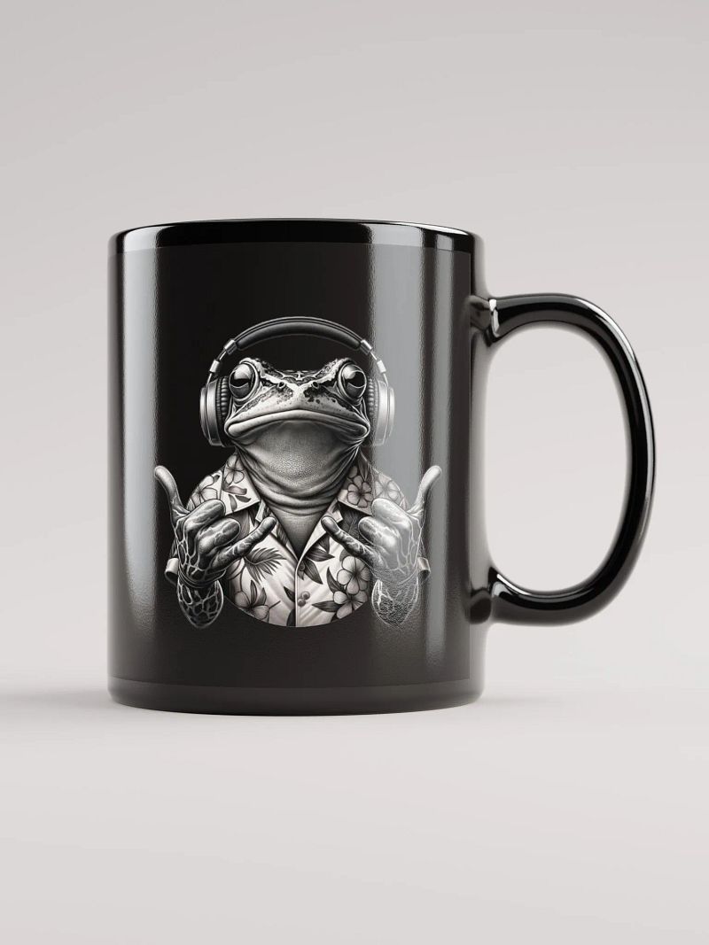 The HomeFrog Signature Mug Glossy Black