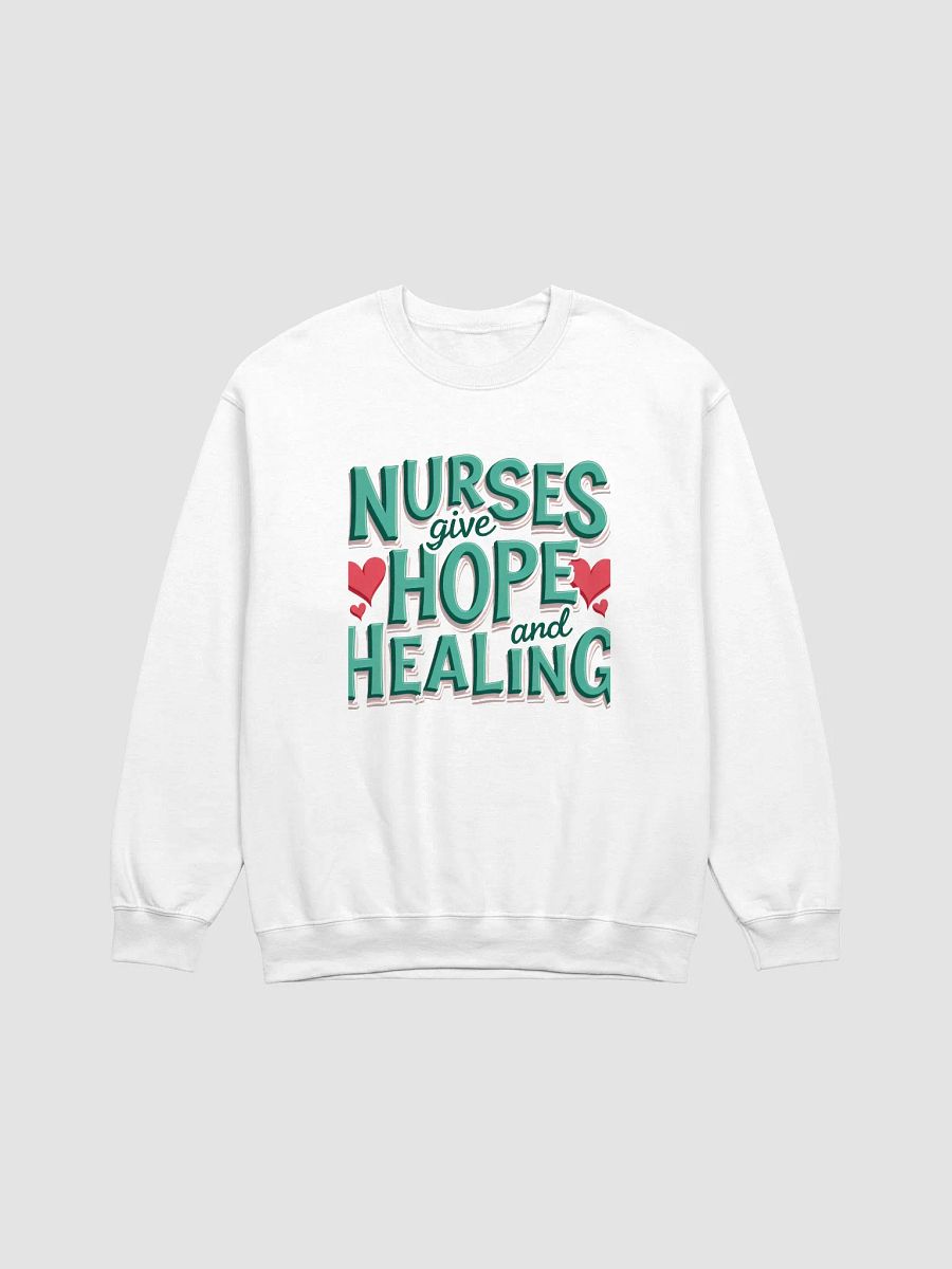 Nurse's Hope and Healing Crewneck Sweatshirt product image (2)