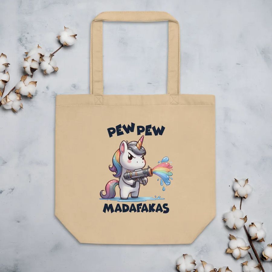 Rainbow Unicorn Tote Bag product image (4)