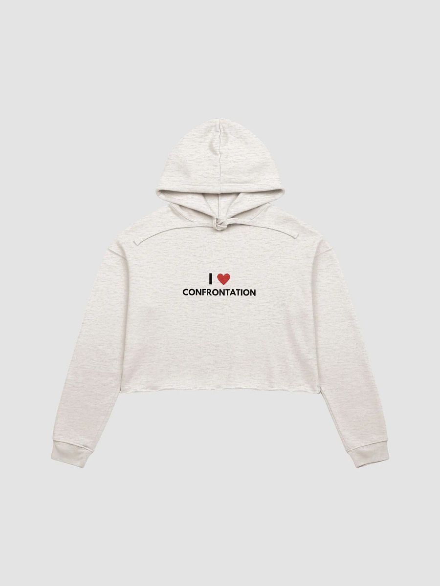 I <3 Confrontation cropped hoodie product image (14)