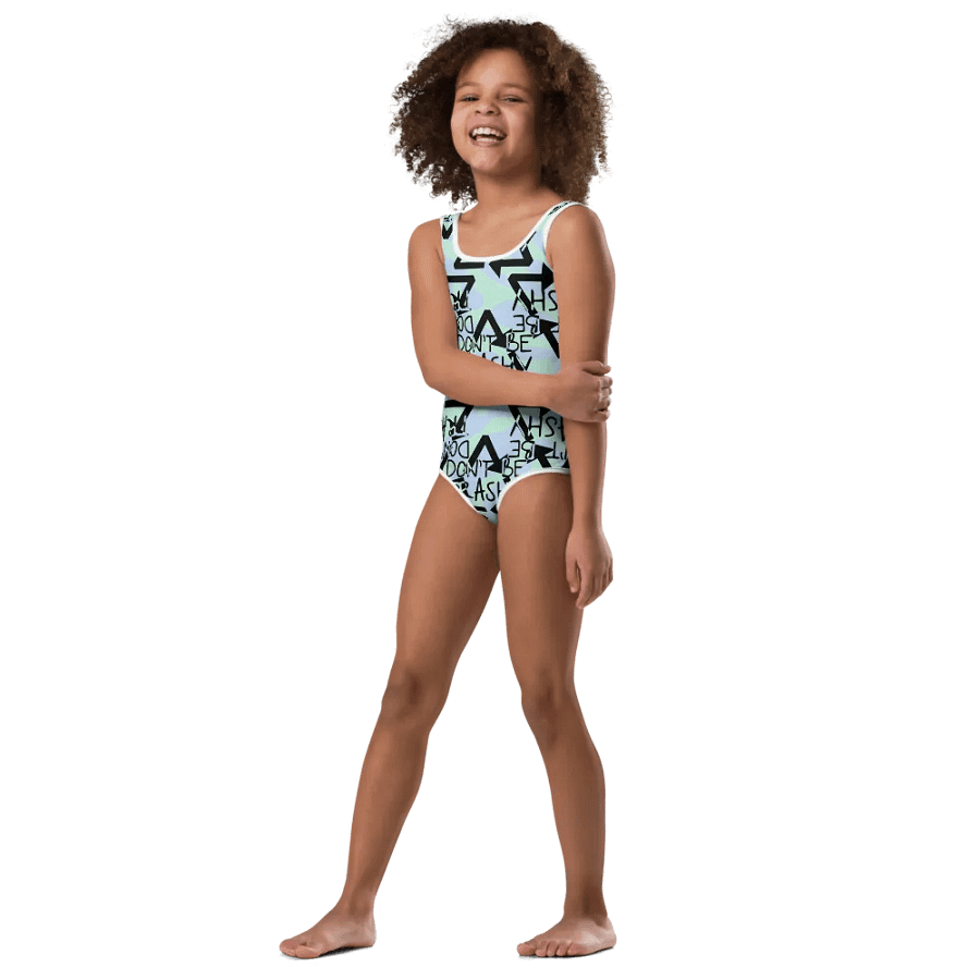 Eco-Friendly Explorer | All-Over Print Kids Swimsuit product image (3)