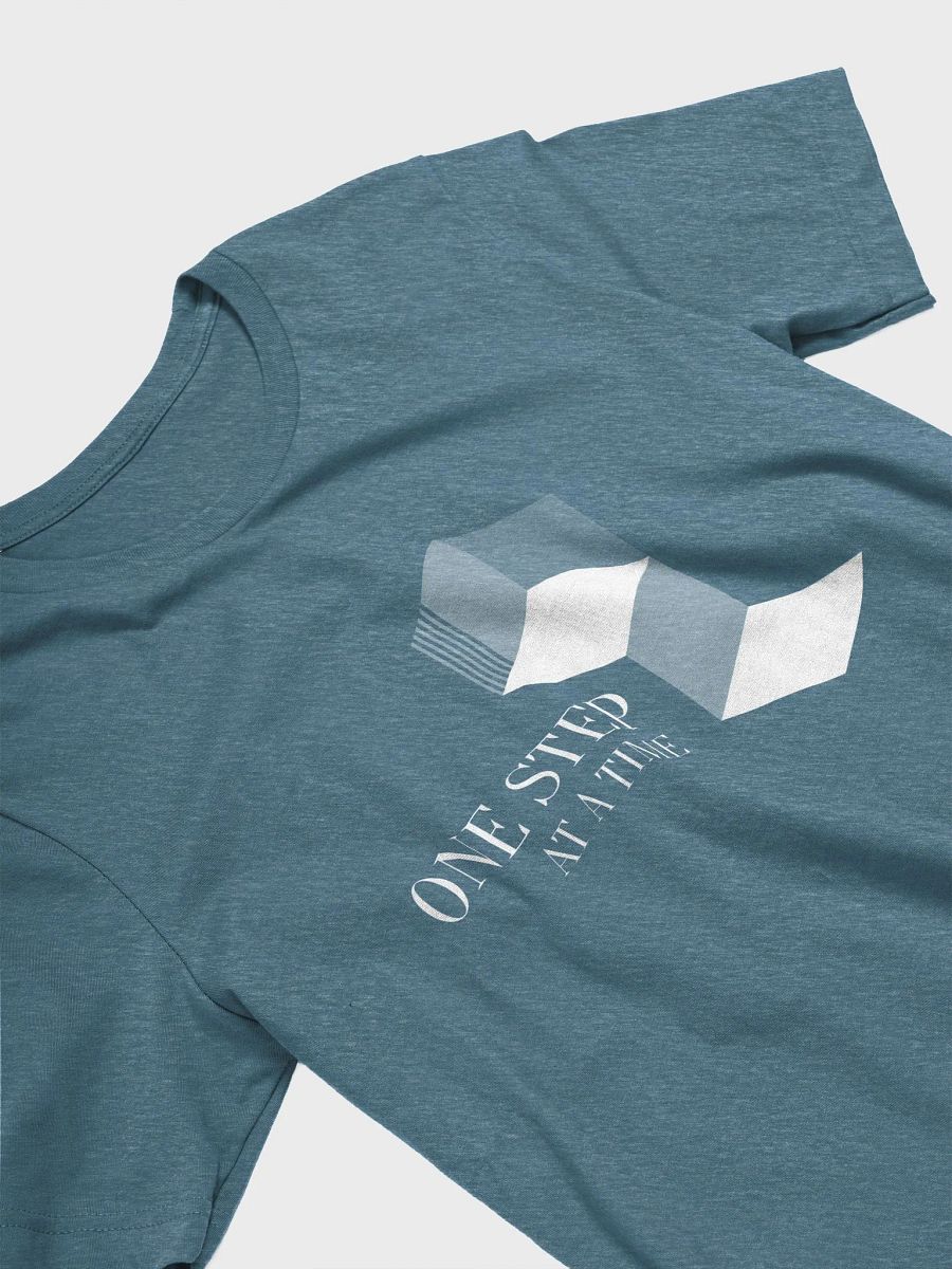 one step at a time, supersoft Unisex T-Shirt product image (3)