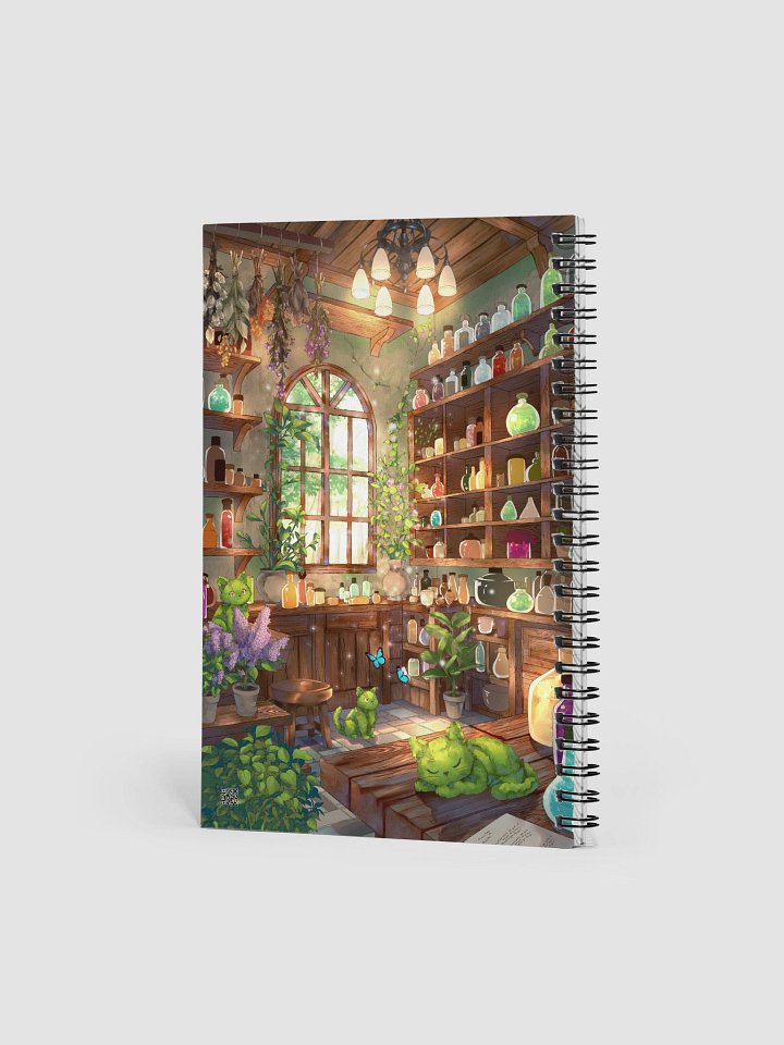 Cozy Fantasy Apothecary Spiral Notebook product image (2)