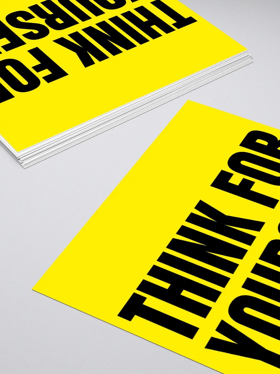 Think For Yourself - Sticker product image (4)