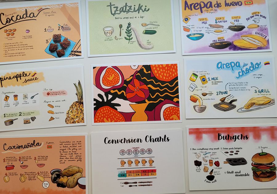 Caja de 57 Postales de recetas Latinas product image (11)