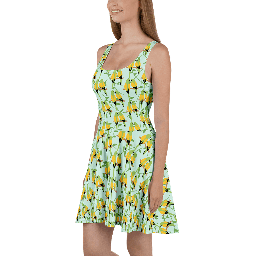 Beautiful Birds Skater Dress - Cute, Colorful, Comfortable product image (1)