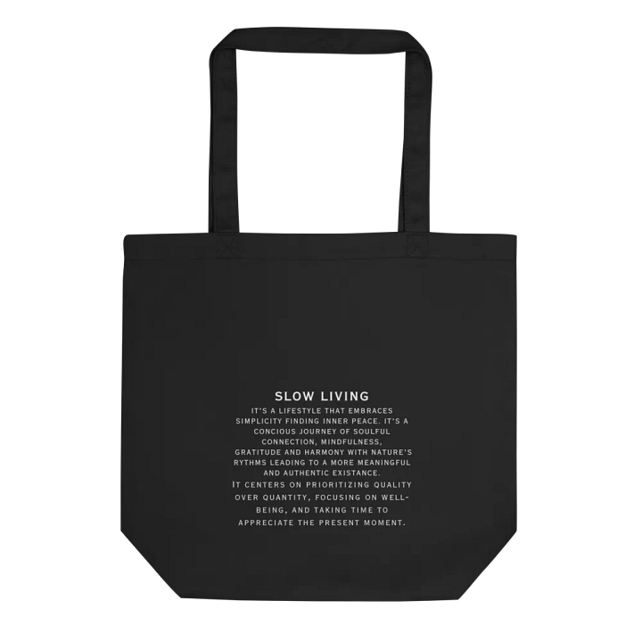 Tote Bag - Slow living product image (1)