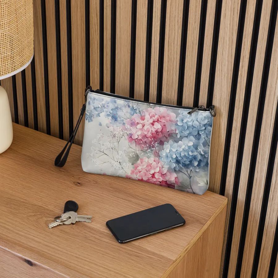 Dreamy Hydrangea All-Over Print Crossbody Bag product image (5)